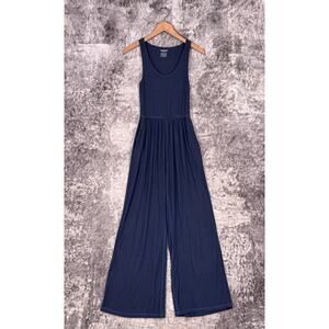 IMBODHI Hana 2.0 Jumpsuit Small Womens Blue Ribbed